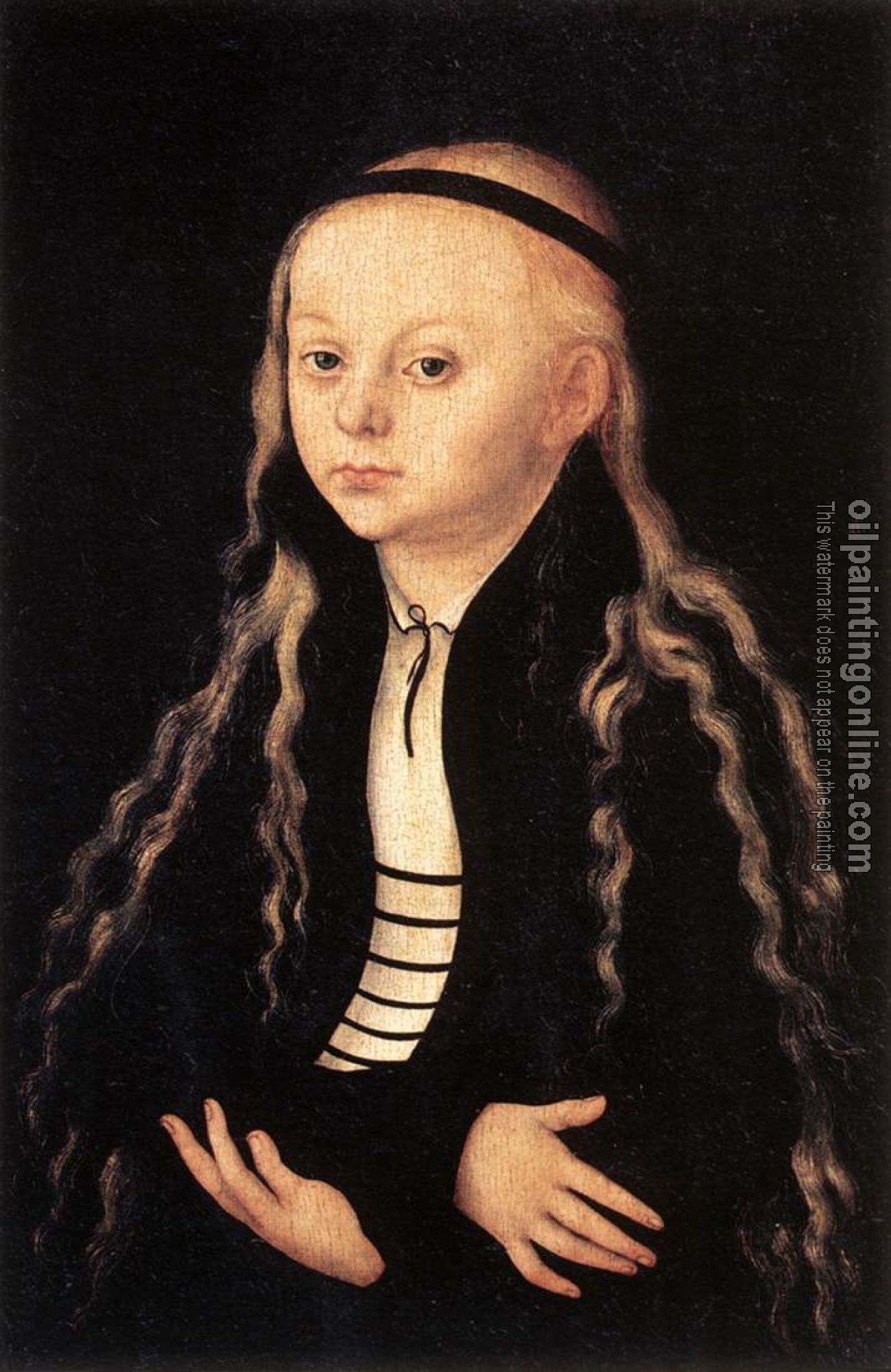 Lucas il Vecchio Cranach - Portrait of a Young Girl